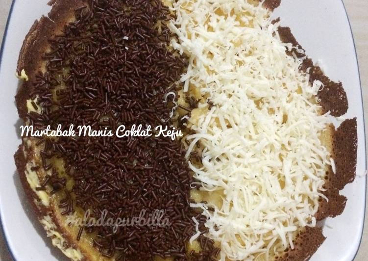 Martabak Teflon Manis Coklat Keju Simpel