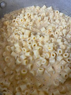 صورة لوصفة باستا الاجبان بقدر الضغط 😋