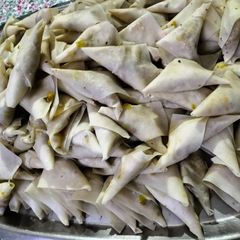 A picture of Chicken samosa.