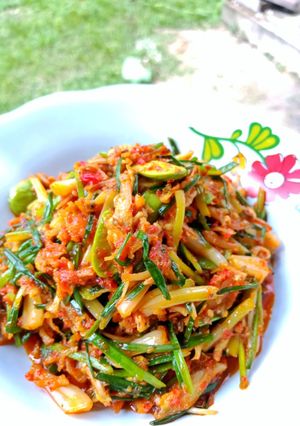 Foto resep Sambal teri bawang batak
