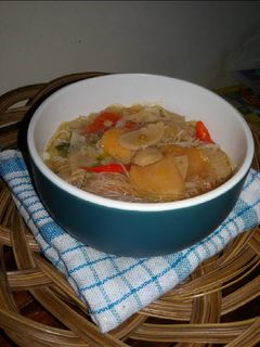 Foto resep Bihun kuah bumbu kari *day 3*