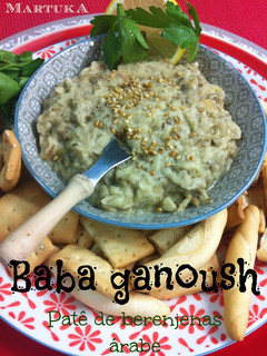 Una foto de Babaganoush (Patê De Berenjena Árabe)