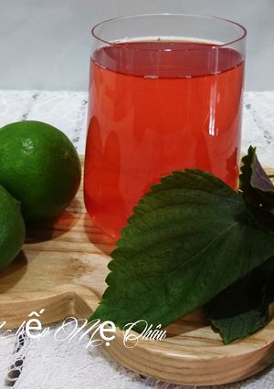 Hình của món Nước lá tía tô.