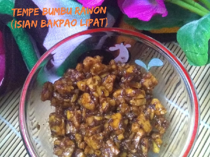 Resep Tempe Bumbu Rawon Isian Bakpao Lipat yang Lezat Sekali