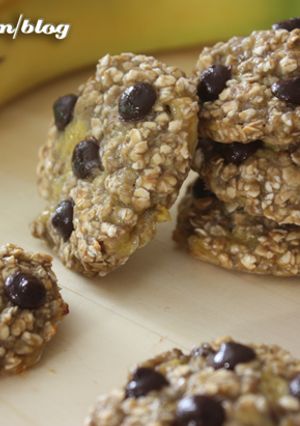 Foto principal de Galletas de avena, platano y chips de chocolate