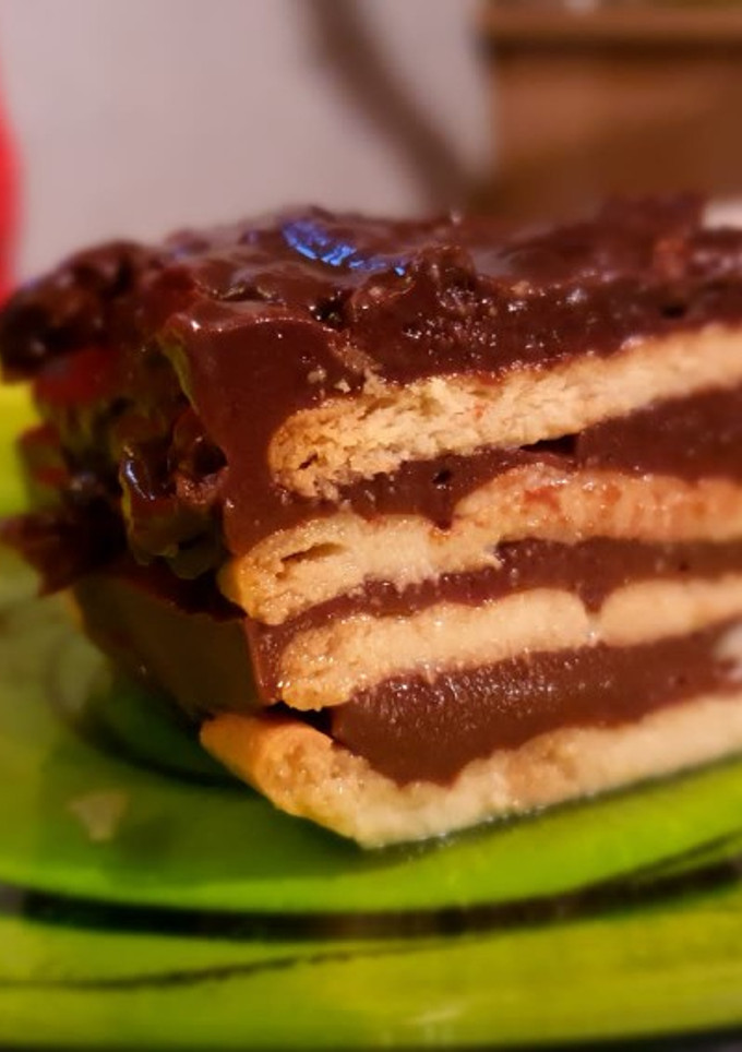 Una foto de Tarta de las galletas con chocolate 🤤