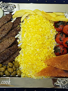 عکسی از دستور کباب کوبیده ی تابه ای با کته