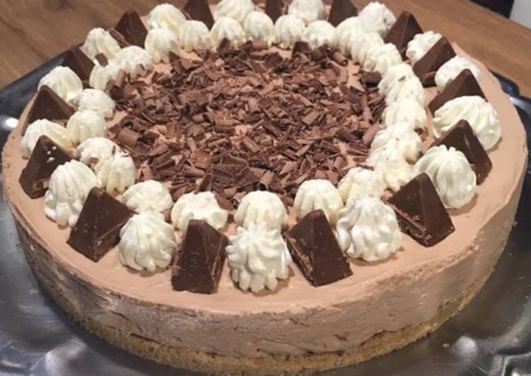 Manière simple pour faire Favoris Cheesecake au toblerone