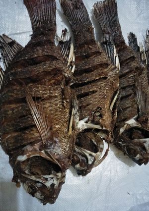A picture of Fried fish.