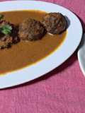Spinach kofta curry