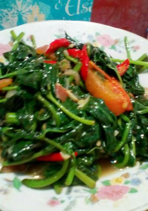 Foto resep Cah daun ubi terasi
