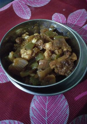 A picture of Chilli gobhi.