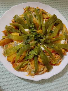 صورة لوصفة شكشوكة الطماطم والبطاطا🍅🥔