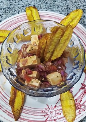 Una foto de Ceviche de tofu