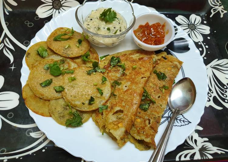 Easiest Way to Prepare Quick Multigrain Dosa and Uttappam