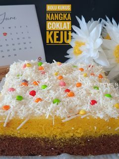 Foto resep Bolu Kukus Nangka Coklat Keju