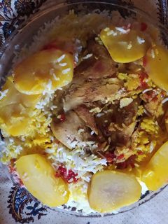 عکسی از دستور ته انداز مرغ