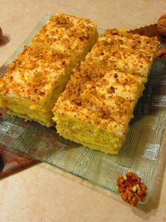 Habos-diós szelet recept fotója