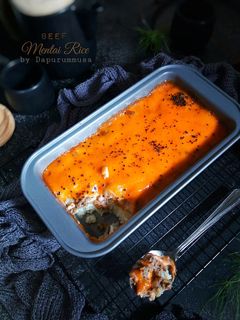 Foto resep Beef Mentai Rice