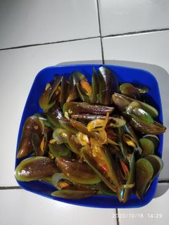 Foto resep Kerang ijo saos tiram pedas