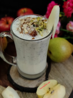 एप्पल पियर स्मूदी (apple pear smoothie recipe in Hindi) रेसिपी मुख्य फोटो
