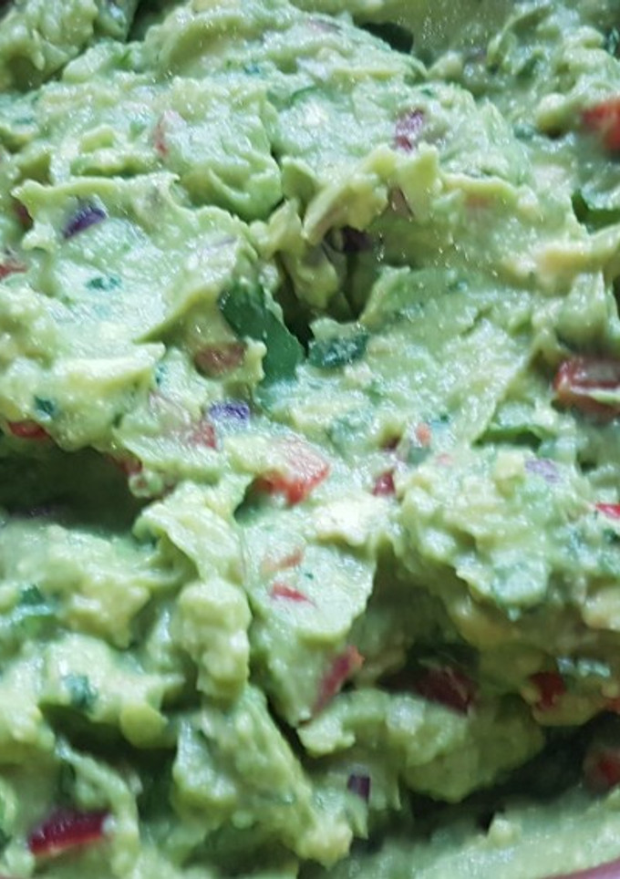 Una foto de Guacamole que no se oxida