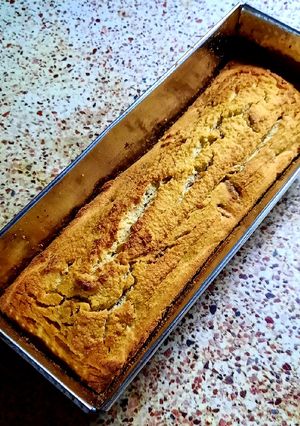 Una foto de Budín con Nuez de Harina de Coco y Harina de Arroz