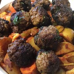A picture of California Farm Mint Ground Lamb Stew.