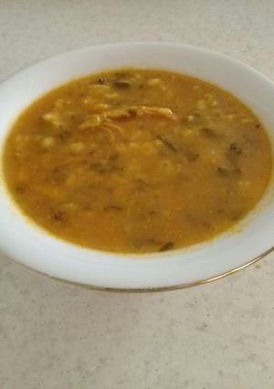 عکسی از دستور سوپ جو