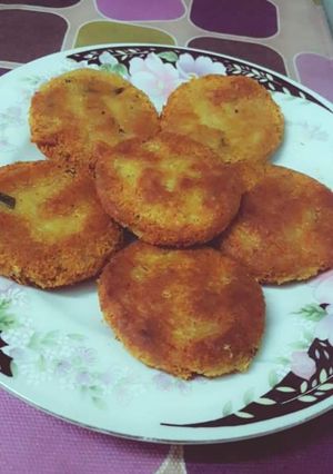 A picture of Shami kabab.
