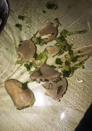 Una foto de Pancita de pollo a la vinagreta