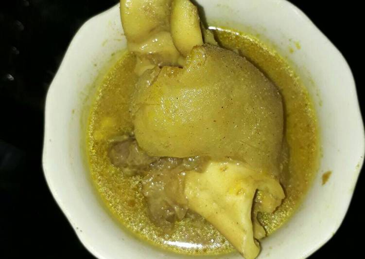 Gulai kaki sapi praktis ala ku