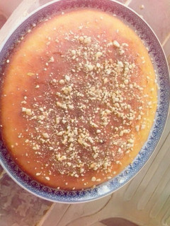 صورة لوصفة بسبوسة بالبرتقال هشيشة واقتصادية 😋😋😋😋