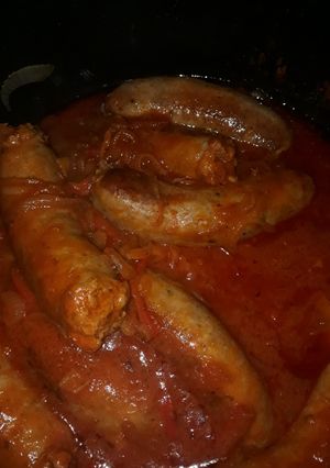 Una foto de Chorizos a la Pomarola