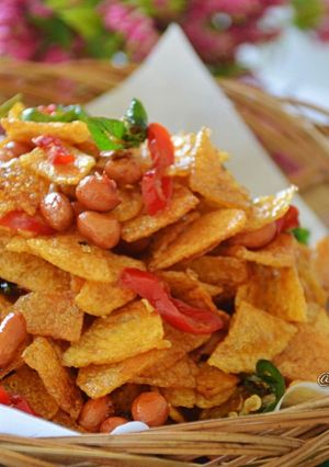 Foto resep Kering Kentang Pedas Manis tanpa kapur sirih