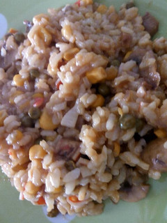 Una foto de Arroz vegetal