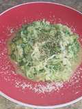 Spaghetti de calabacín al aglio e olio