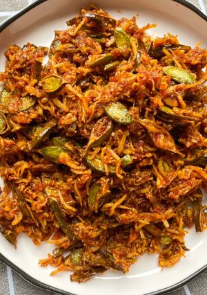 Foto resep Balado teri pete