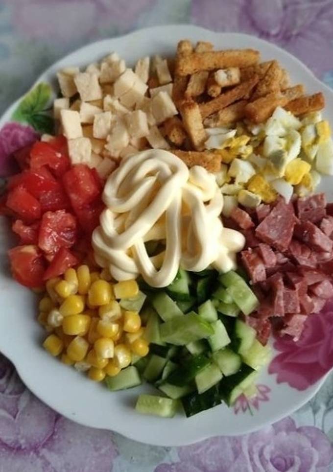 Салат "Ромашка"