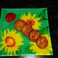A picture of Dahi ke kabab.