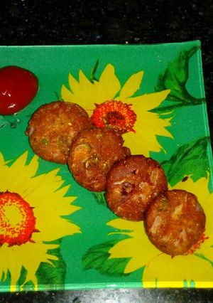 A picture of Dahi ke kabab.