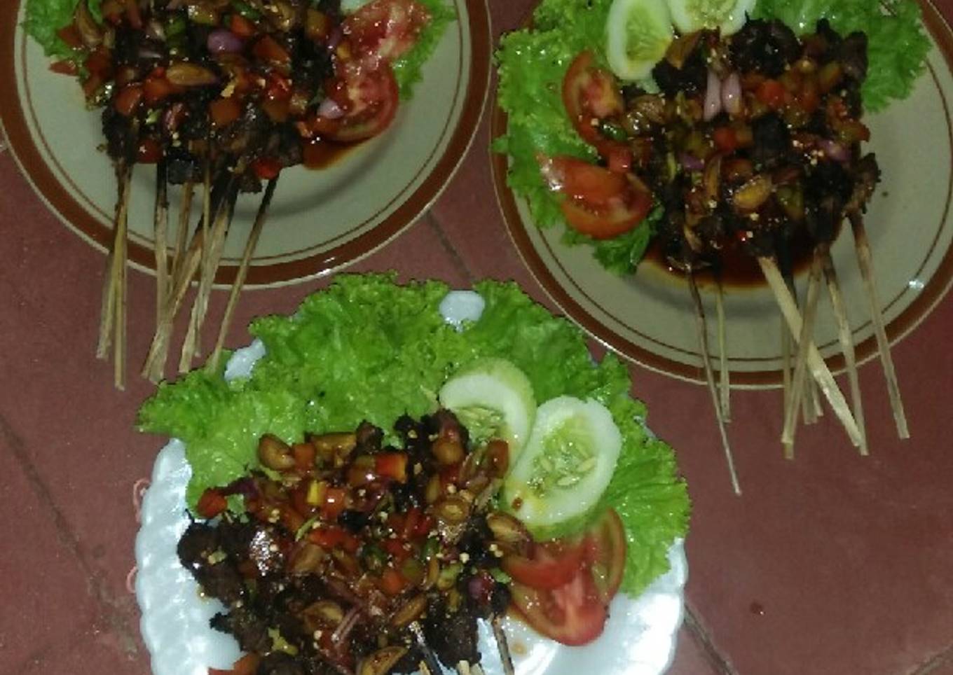 Sate kerbau sambal kecap