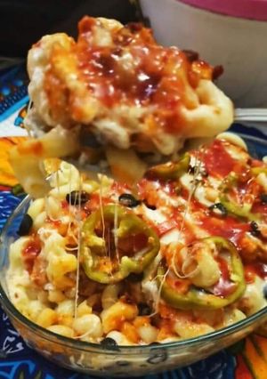 A picture of Chicken Tandoori Cheese Pasta.