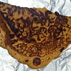 A picture of Gram flour chilla.