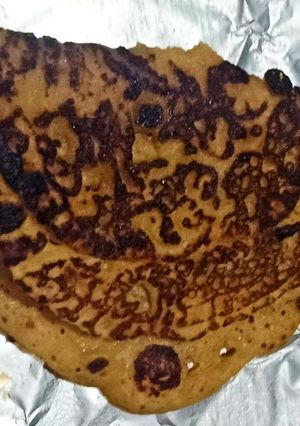 A picture of Gram flour chilla.