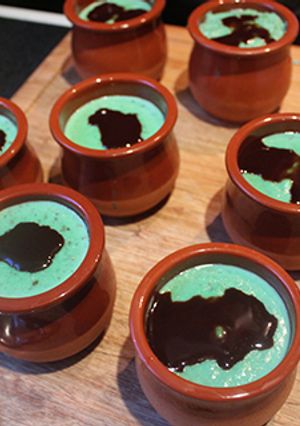 Foto principal de Flanes de chufas y menta
