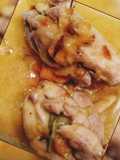 Pollo carote e vino bianco