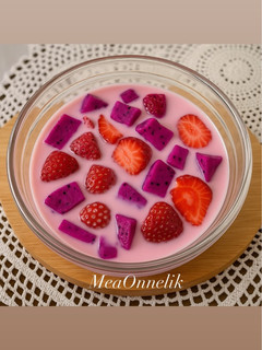 Foto resep Es buah susu jelly