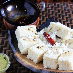A picture of Katta Dhokla.