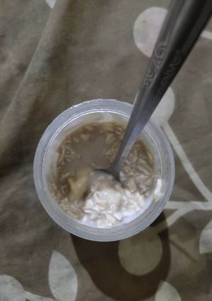Foto resep Choco banana overnight oats